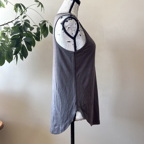 Tencel And Organic Cotton Top - NEW (GREY/COFFEE) - Picture 5 of 8